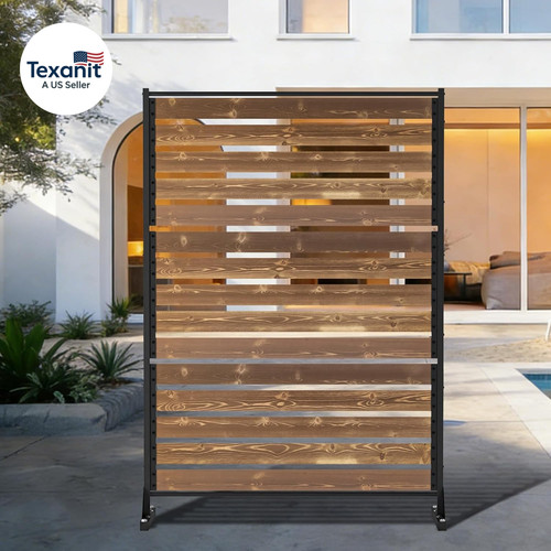 6ft heavy duty wooden privacy - 6ft,